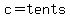 c=tents