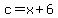 c=x%2B6