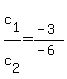 c%5B1%5D%2Fc%5B2%5D+=+%28-3%29%2F%28-6%29