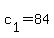 c%5B1%5D+=+84