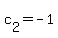 c%5B2%5D+=+-1