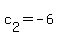 c%5B2%5D+=+-6
