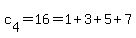 c%5B4%5D=16=1%2B3%2B5%2B7