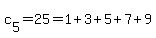 c%5B5%5D=25=1%2B3%2B5%2B7%2B9
