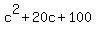 c%5E2%2B20c%2B100