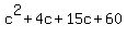 c%5E2%2B4c%2B15c%2B60