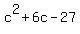 c%5E2%2B6c-27