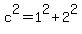 c%5E2=1%5E2%2B2%5E2