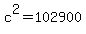 c%5E2=102900