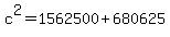 c%5E2=1562500%2B680625