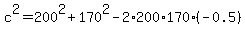 c%5E2=200%5E2%2B170%5E2-2%2A200%2A170%2A%28-0.5%29