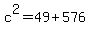 c%5E2=49%2B576