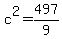 c%5E2=497%2F9