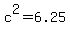 c%5E2=6.25