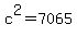 c%5E2=7065