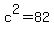 c%5E2=82