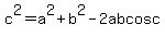c%5E2=a%5E2%2Bb%5E2-2abcosc