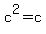 c%5E2=c