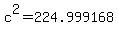 c%5E2+=+224.999168