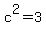 c%5E2+=+3