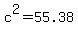 c%5E2+=+55.38