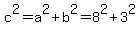 c%5E2+=+a%5E2+%2B+b%5E2+=+8%5E2+%2B+3%5E2
