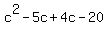 c%5E2+-+5c+%2B+4c+-+20