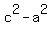 c%5E2+-+a%5E2