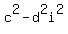 c%5E2+-+d%5E2i%5E2