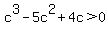 c%5E3-5c%5E2%2B4c%3E0