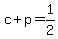 c+%2B+p+=+1%2F2