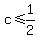 c+%3C=1%2F2