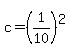 c+=+%281%2F10%29%5E2