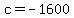 c+=+-1600