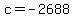 c+=+-2688