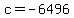 c+=+-6496