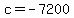 c+=+-7200