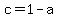 c+=+1+-+a