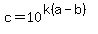 c+=+10%5E%28k%28a-b%29%29