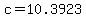 c+=+10.3923+