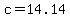 c+=+14.14
