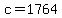 c+=+1764