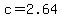 c+=+2.64
