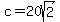 c+=+20sqrt%282%29
