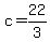 c+=+22%2F3