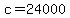 c+=+24000