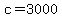 c+=+3000