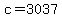 c+=+3037