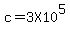 c+=+3X10%5E5