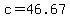 c+=+46.67